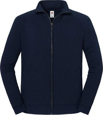 Fruit Of The Loom Fruit of the Loom Unisex Adult Iconic Premium Sweat Jacket (Deep Navy)