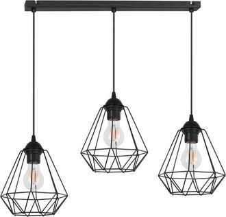 OEM L&aacute;mpara De Techo Colgante Diamond Loft Edison Retro