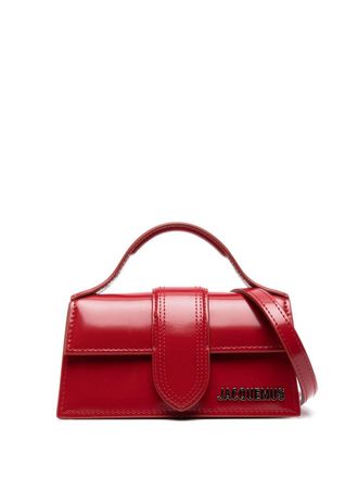Jacquemus Le Bambino leren shopper - Rood