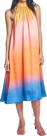 Corey Lynn Calter Zuni Midi Dress In Multi