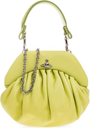 Vivienne Westwood Brooke Bag - Dames - Handtassen - Groen - ONE Size - Katoen - Tassen