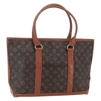 Louis Vuitton Pre-owned Tote Bags, female, Brown, Size: ONE SIZE Pre-owned Canvas Tote Bag