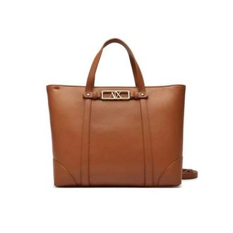 A|X Armani Exchange Tote Bags, female, Brown, Size: ONE SIZE Shopping Bag