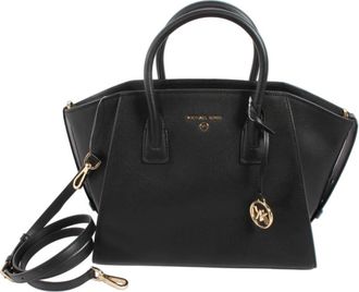 Michael Kors Avril Style Handtas - Dames - Handtassen - Zwart - ONE Size - Leer - Tassen