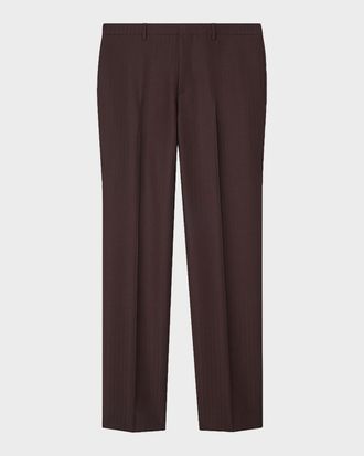 Burberry Men & apos;s Shipley Wool Blend Straight Leg Trousers
