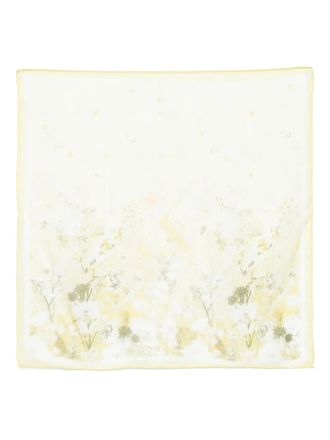 Saiid Kobeisy silk chiffon scarf - Yellow