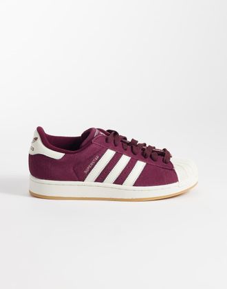 adidas Originals Superstar II - Sneakers bordeaux-Rosso