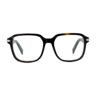 Dior Square Dark Havana Acetate Eyeglasses - Brown