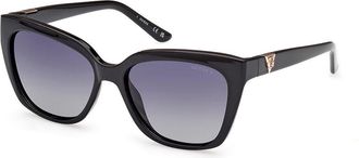 Guess GU7878 Polarized 01D Womens Sunglasses Black Size 55