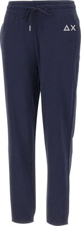 Sun 68 Basic Fleece Trainingsbroeken - Dames - Sweatpants - Blauw - M - Katoen - Broeken