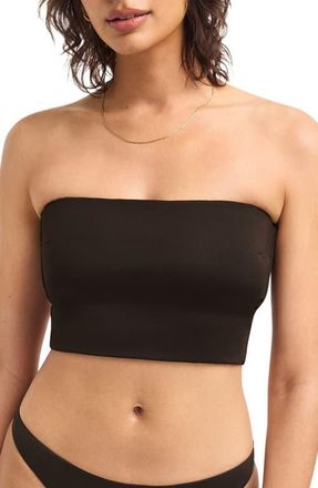 Vitamin A Nala Bandeau Tankini Top in Deep Earth at Nordstrom, Size X-Small