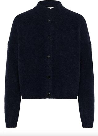 Gestuz Alpha GZ Short Cardigan - Dames - Vesten - Blauw - 2XS - Wol - Truien & Vesten