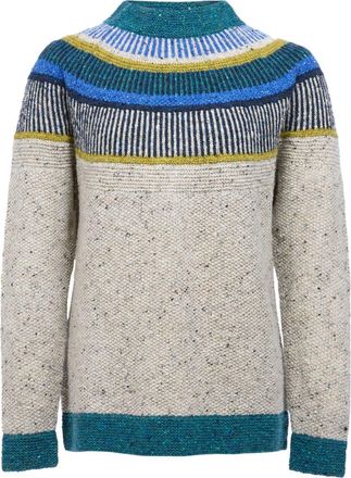 Celtic & Co. Statement Donegal Wool Sweater in Oatmeal Fleck/icelandic at Nordstrom, Size X-Large