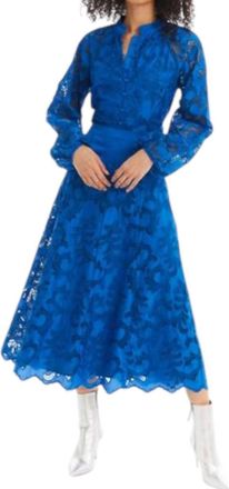 Allison New York Adeline Blouse In Cobalt