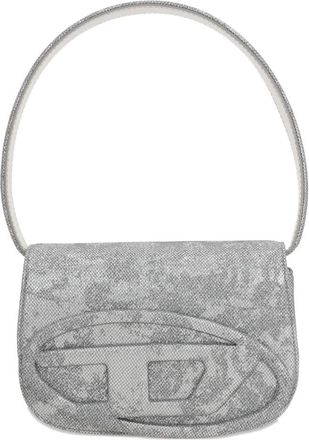 Diesel 1DR Schoudertas - Dames - Handtassen - Grijs - ONE Size - Leer - Tassen