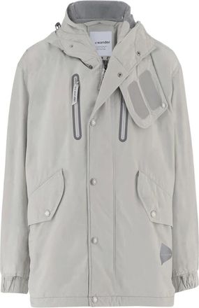 And Wander Giacca in misto nylon con cappuccio - - Jackets - Uomo - Grigio - L