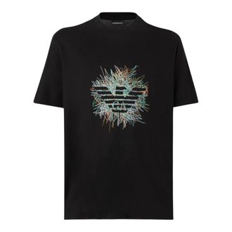 Emporio Armani Short Sleeve T-Shirts - male - Emporio Armani - T-Shirts - Black - S - Tops
