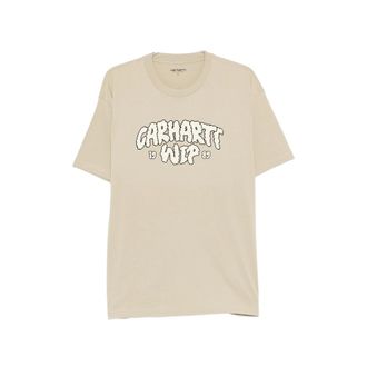 Carhartt Work in Progress Logo-print Crew-neck T-shirt