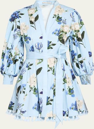 Alice & Olivia Lucy Belted Mini Shirtdress