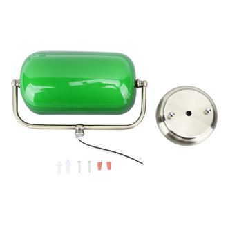 OEM Aplique De Pared Vintage Estilo banquero, L&aacute;mpara Verde Con Interruptor De Cadena Para Sala De Estar Y Dormitorio