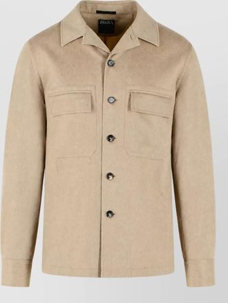 Ermenegildo Zegna cashmere overshirt jacket
