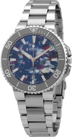 Oris Aquis Date Automatic Multicoloured Dial Special Edition Mens Watch 01 733 7766 4150-SET