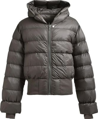 Rick Owens Piumino con cappuccio - Grigio