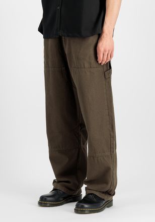 Alpha Industries Cargohose ALPHA INDUSTRIES Carpenter Pant, Herren, Gr. 30, Normalgr&ouml;ssen, schwarz (schwarz olive), Obermaterial: 100% Baumwolle, Hosen Cargohose