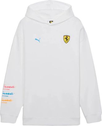 Puma Felpa Scuderia Ferrari Special Edition con cappuccio - Bianco