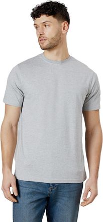 Maine Cotton Crew Neck T-Shirt, XXL, mid Grey