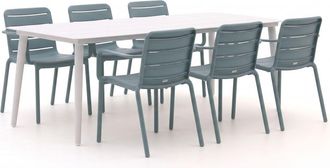 Forza Furniture Forza Narni/Sora 220cm dining tuinset 7-delig stapelbaar