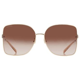 Gucci Brown Butterfly Ladies Sunglasses GG1282SA 003 62