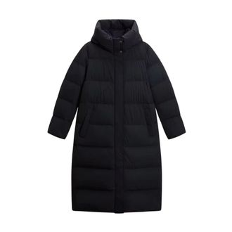 Woolrich Madison Long Coat - - Coats - Donna - Nero - XS