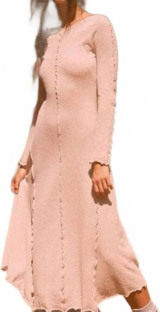 Promesa Raquel Lettuce Edge Dress In Cream