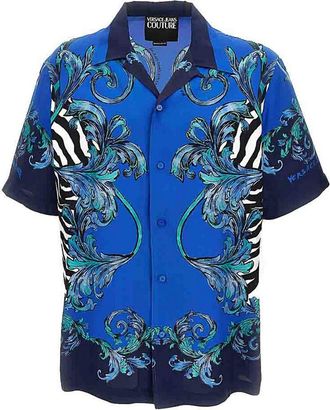 Versace Jeans Couture Zebra Baroque shirt