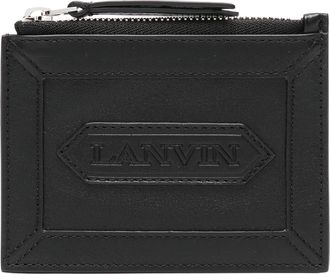 Lanvin Zipped Card Holder With Lanvin Label