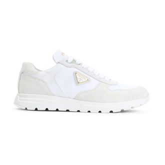 Prada Sneakers, female, White, Size: 7 US White Sneakers Elegant Style Comfort