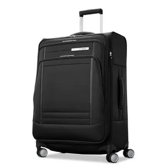 Samsonite UpLIFT Checked-Medium 25-Inch Lightweight Softside Expandable Spinner in Black at Nordstrom