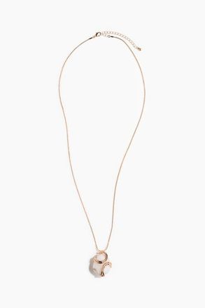 H&M Pendant Necklace in Gold-Colored at Nordstrom
