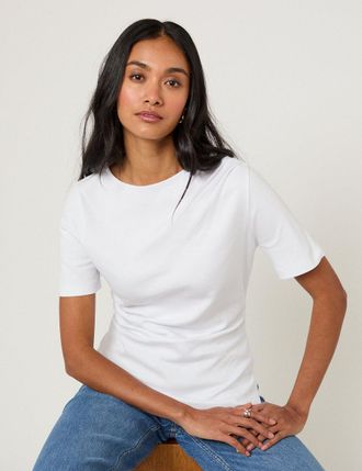 Nobody's Child White Pleated T-Shirt