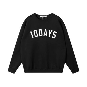 10 Days Dames, Sweatshirts & Hoodies, Zwart, Maat: XS Jersey