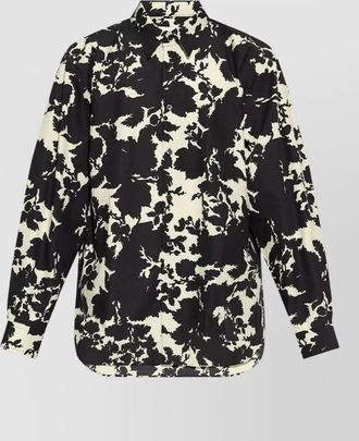 Dries Van Noten croom cotton shirt long sleeves floral