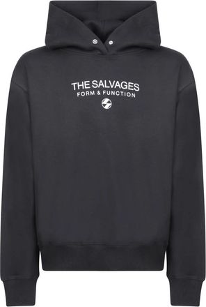 The Salvages Zwarte Hoodie Mannen Ss 23 - Heren - Hoodies - Zwart - M - Katoen - Hoodies & sweatvesten