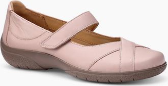 Hotter Womens Hope Womens Extra Wide Mary Jane Shoes - Pink - Size: 7.5