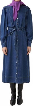 Suncoo Chona Dress In Denim