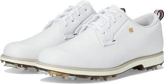FootJoy Premiere Series - Cypress Golf Shoes Womens Golf Shoes White/Gold/Navy : 7.5 M, Leather