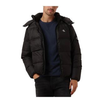 Calvin Klein Heren, Jassen, Zwart, Maat: 2XL Fleece