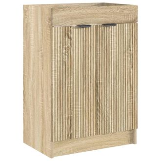 vidaXL Cabinet Debajo Del Fregadero Roble Sonoma 78,5 X 37,5 X 81 Cm Vidaxl