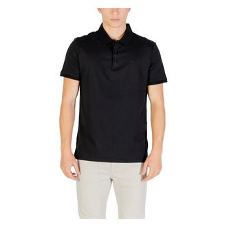 Calvin Klein Jeans Polo Shirts, male, Black, Size: 2XL SS Classic Monogram Polo