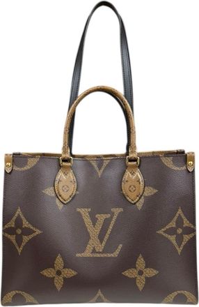 Louis Vuitton Brown Monogram Tote Bag (Pre-Owned)